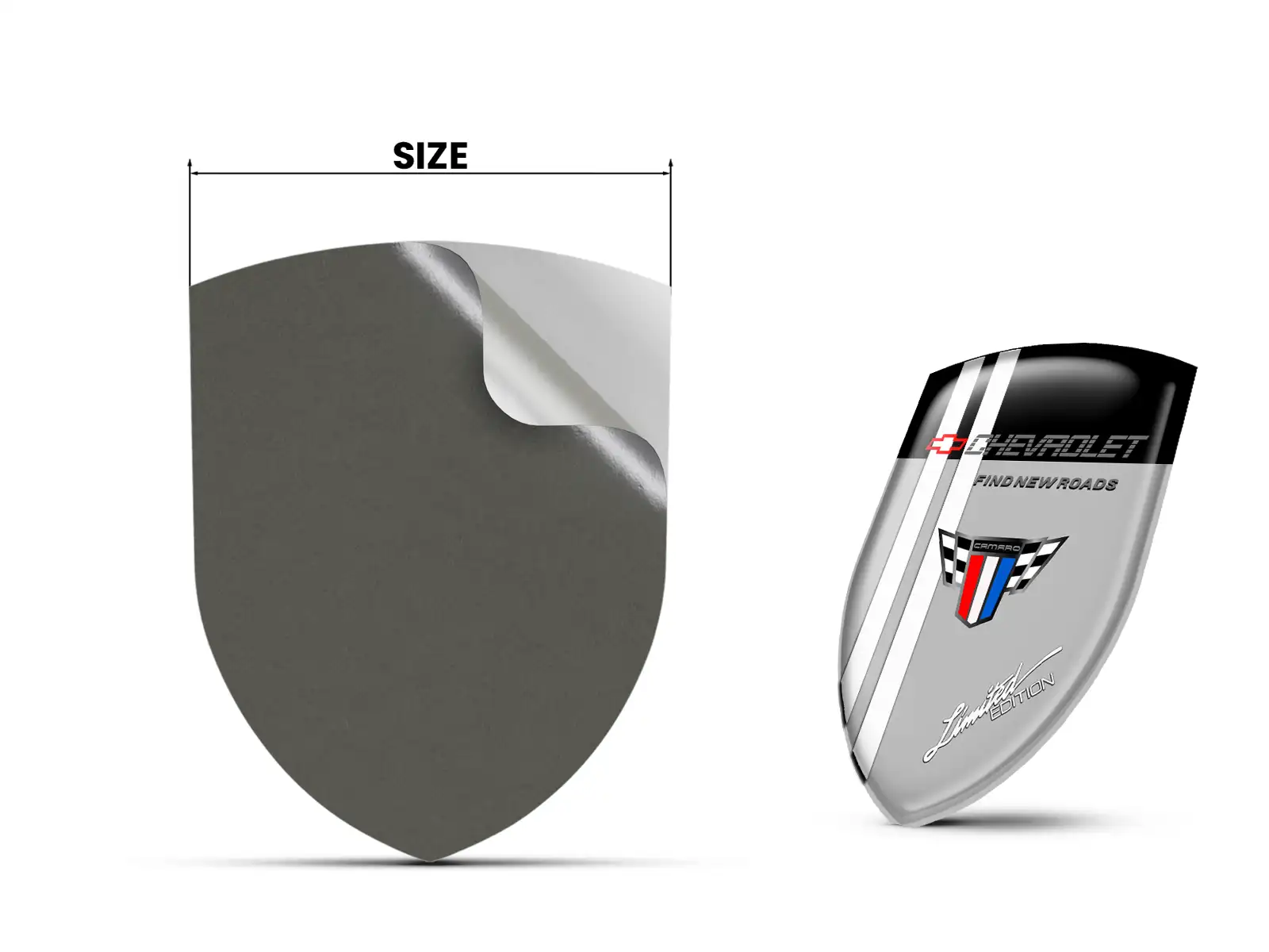 Chevrolet Adesivi Auto su Misura Resistenti Universali Pregiati